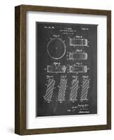 Hockey Puck Patent-null-Framed Art Print