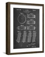 Hockey Puck Patent-null-Framed Art Print