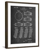 Hockey Puck Patent-null-Framed Art Print