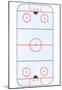 Hockey Rink Layout Sports Poster