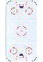 Hockey Rink Layout Sports Poster