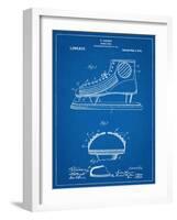 Hockey Shoe Patent-null-Framed Premium Giclee Print