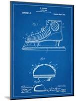 Hockey Shoe Patent-null-Mounted Premium Giclee Print