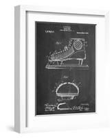 Hockey Shoe Patent-null-Framed Art Print