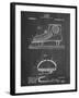 Hockey Shoe Patent-null-Framed Art Print