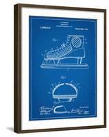 Hockey Shoe Patent-null-Framed Art Print