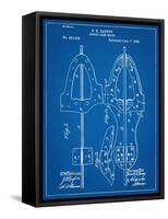 Hockey Skate Patent-null-Framed Stretched Canvas