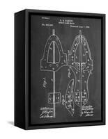 Hockey Skate Patent-null-Framed Stretched Canvas