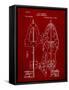 Hockey Skate Patent-Cole Borders-Framed Stretched Canvas