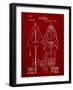 Hockey Skate Patent-Cole Borders-Framed Art Print