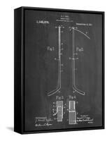 Hockey Stick Patent-null-Framed Stretched Canvas