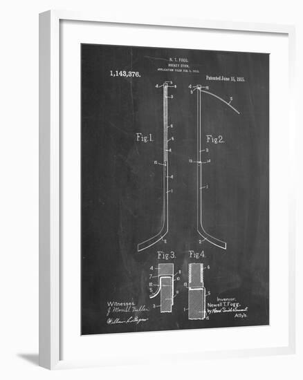 Hockey Stick Patent-null-Framed Art Print