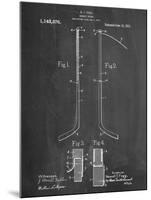 Hockey Stick Patent-null-Mounted Art Print