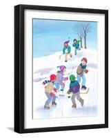 Hockey Time - Humpty Dumpty-Kathryn Mitter-Framed Giclee Print