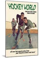 Hockey World-null-Mounted Art Print