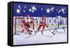 Hockey-Olga And Alexey Drozdov-Framed Stretched Canvas