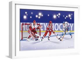 Hockey-Olga And Alexey Drozdov-Framed Giclee Print