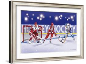 Hockey-Olga And Alexey Drozdov-Framed Giclee Print