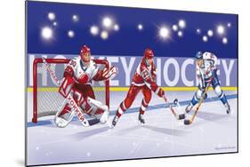 Hockey-Olga And Alexey Drozdov-Mounted Giclee Print