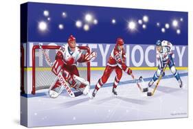 Hockey-Olga And Alexey Drozdov-Stretched Canvas