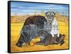 Hocking County Pug-Cats, 1995-Ditz-Framed Stretched Canvas