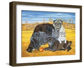 Hocking County Pug-Cats, 1995-Ditz-Framed Giclee Print