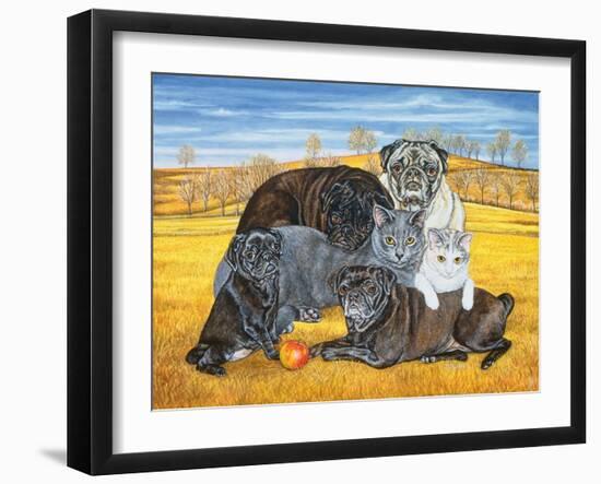 Hocking County Pug-Cats, 1995-Ditz-Framed Giclee Print