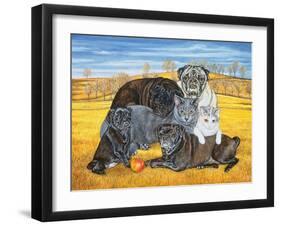 Hocking County Pug-Cats, 1995-Ditz-Framed Giclee Print