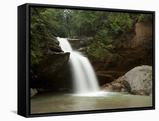 Hocking Hills State Park, Ohio, United States of America, North America-Michael Snell-Framed Stretched Canvas