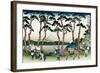 Hodogaya on the Tokaido Road-Katsushika Hokusai-Framed Premium Giclee Print