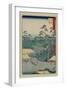 Hodogaya-Ando Hiroshige-Framed Art Print