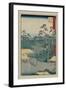 Hodogaya-Ando Hiroshige-Framed Art Print