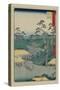 Hodogaya-Ando Hiroshige-Stretched Canvas