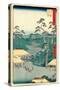 Hodogaya-Utagawa Hiroshige-Stretched Canvas