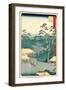 Hodogaya-Utagawa Hiroshige-Framed Giclee Print