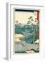 Hodogaya-Utagawa Hiroshige-Framed Giclee Print