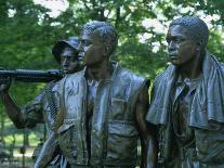 Close-Up of Statues on the Vietnam Veterans Memorial in Washington D.C., USA-Hodson Jonathan-Photographic Print