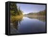 Hoe Lake, Boundary Waters Canoe Area Wilderness, Superior National Forest, Minnesota, USA-Gary Cook-Framed Stretched Canvas