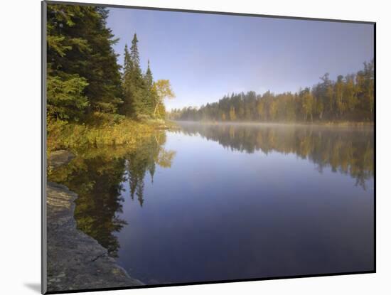 Hoe Lake, Boundary Waters Canoe Area Wilderness, Superior National Forest, Minnesota, USA-Gary Cook-Mounted Photographic Print
