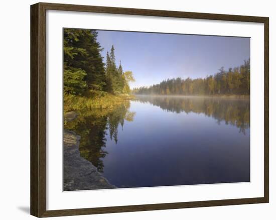 Hoe Lake, Boundary Waters Canoe Area Wilderness, Superior National Forest, Minnesota, USA-Gary Cook-Framed Photographic Print