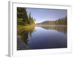 Hoe Lake, Boundary Waters Canoe Area Wilderness, Superior National Forest, Minnesota, USA-Gary Cook-Framed Photographic Print