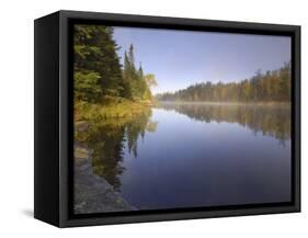 Hoe Lake, Boundary Waters Canoe Area Wilderness, Superior National Forest, Minnesota, USA-Gary Cook-Framed Stretched Canvas