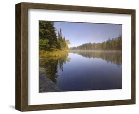 Hoe Lake, Boundary Waters Canoe Area Wilderness, Superior National Forest, Minnesota, USA-Gary Cook-Framed Photographic Print