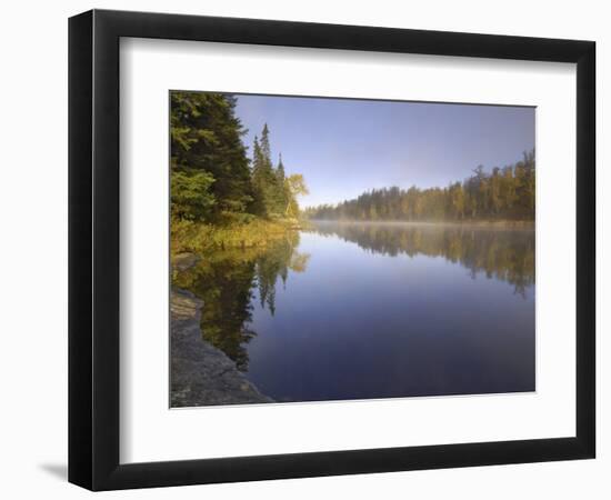 Hoe Lake, Boundary Waters Canoe Area Wilderness, Superior National Forest, Minnesota, USA-Gary Cook-Framed Photographic Print