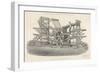 Hoe's Six Feeder Type Revolving Fast Printing Machine-Laurence Stephen Lowry-Framed Art Print