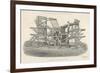 Hoe's Six Feeder Type Revolving Fast Printing Machine-Laurence Stephen Lowry-Framed Art Print