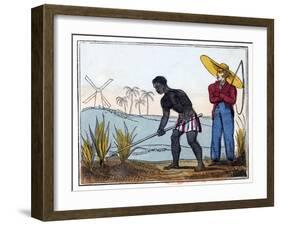 Hoeing, 1826-Amelia Alderson Opie-Framed Giclee Print