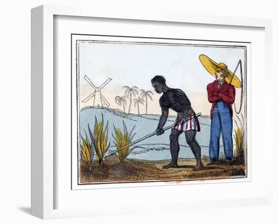 Hoeing, 1826-Amelia Alderson Opie-Framed Giclee Print