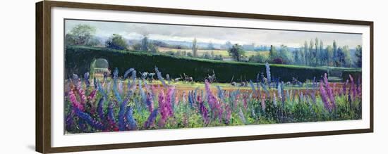 Hoeing Against the Hedge-Timothy Easton-Framed Premium Giclee Print