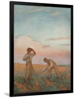 Hoeing, c1872-1911, (1911)-George Clausen-Framed Giclee Print